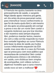 Aluno descreve sua experiência completa com o curso
