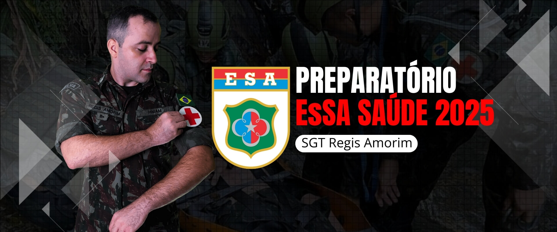 Seja Sargento de Saúde do Exército Brasileiro com o curso Fórmula Enfermagem